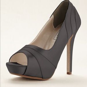 Benjamin Walk Emmy Open Toe Canvas Platform Heel